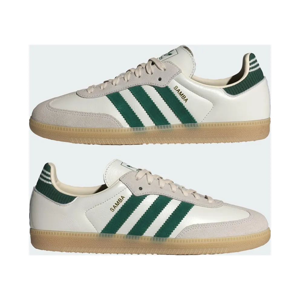 Adidas SAMBA OG Shoes Cloud White / Collegiate Green / Gum (IH6844)