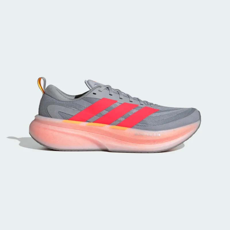 Adidas SUPERNOVA GLIDE Running Shoes Halo Silver / Lucid Red / Grey (KI8024)