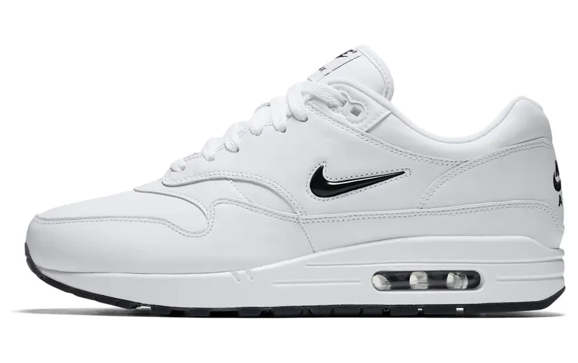 Nike Air Max 1 Jewel Black Diamond “White / Black” (918354-103)
