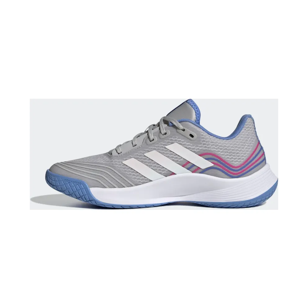 adidas Novaflight Volleyball Shoes Grey Two / Cloud White / Silver Dawn (HQ3515)