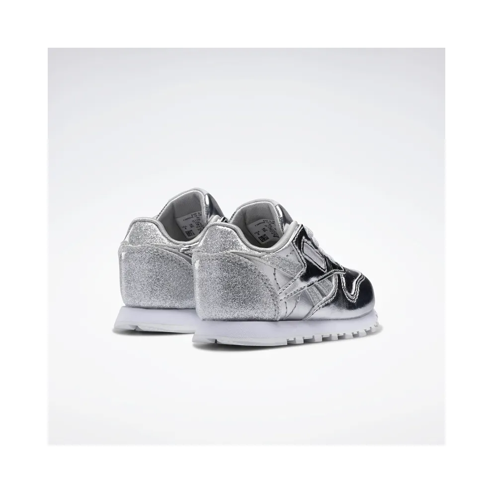 Reebok Classic Leather Shoes Silver Metallic / Silver Metallic / Cloud White