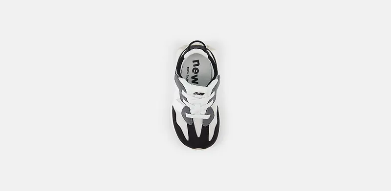 New Balance 327 Hook and Loop Grey Matter White Black (NW327GX)