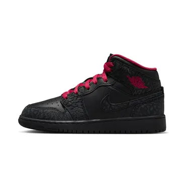 Nike Air Jordan 1 Mid SE “Black/Black/Tough Red” (IX3528-010)