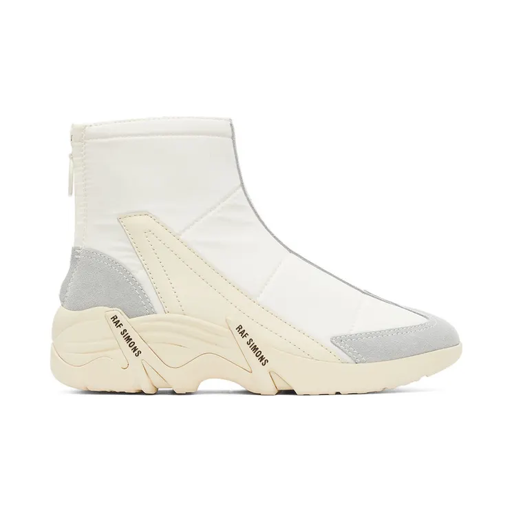 Raf Simons White Cylon-22 High Sneakers (HR740005T)