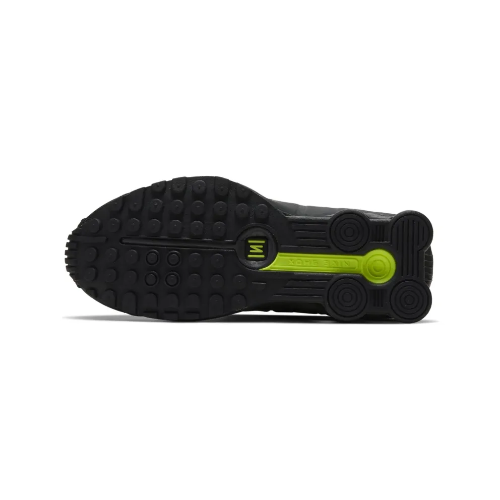 Nike Shox R4 Black Volt (GS) Black/Anthracite/Metallic Silver (CW2626-002)