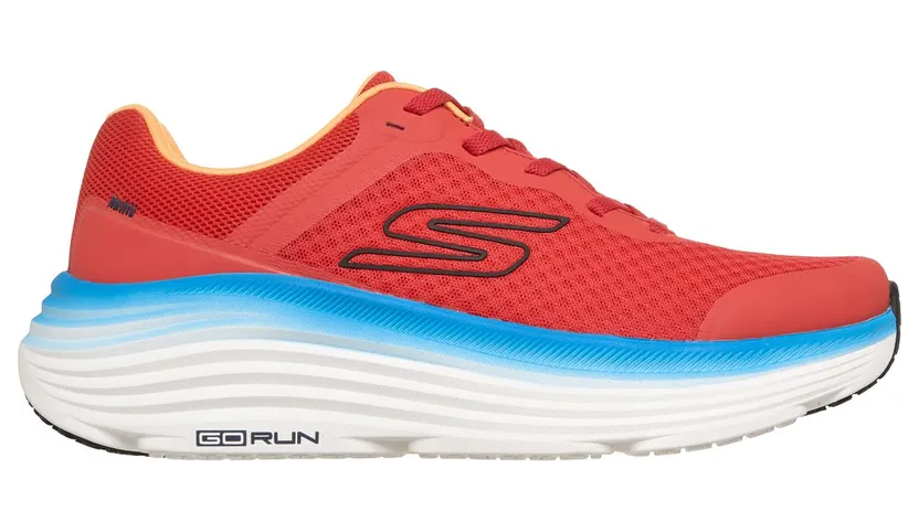 Skechers Max Cushioning Endeavour Sneaker Oranje/Blauw