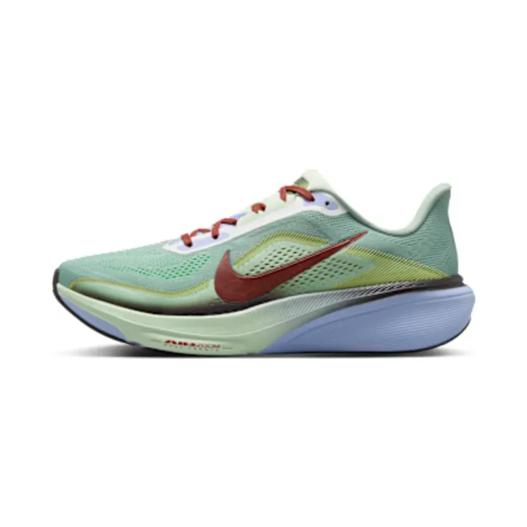 Nike Pegasus 42 Road “Steam / Frosted Spruce / Purple Fade / Rugged Orange” (IW1247-099)