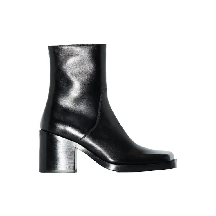 Balenciaga Black Cut 80 Boots Black Leather (657004WBBW11000)