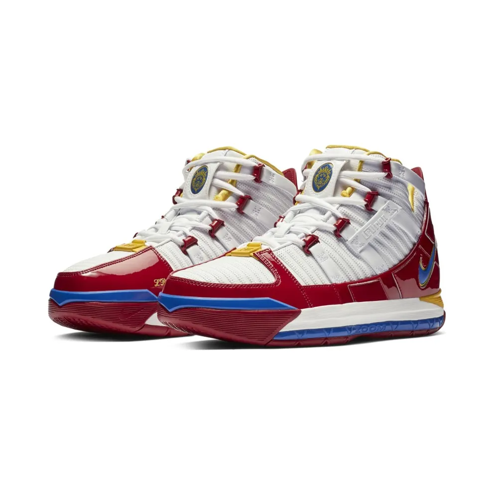Nike LeBron 3 Superman Red (2019) White/Varsity Red-Varsity Royal (AO2434-100)