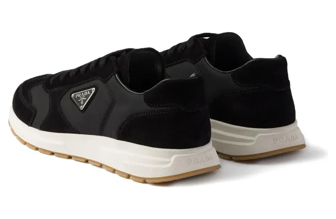 Prada Prax Suede and Re-nylon “Black” (2EE455 F G000 D7R F0632) (4)