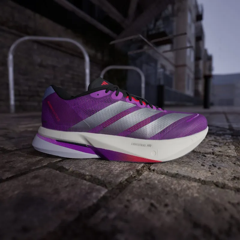 adidas Adizero Boston 13 Purple Burst Silver Metallic (JS4943)