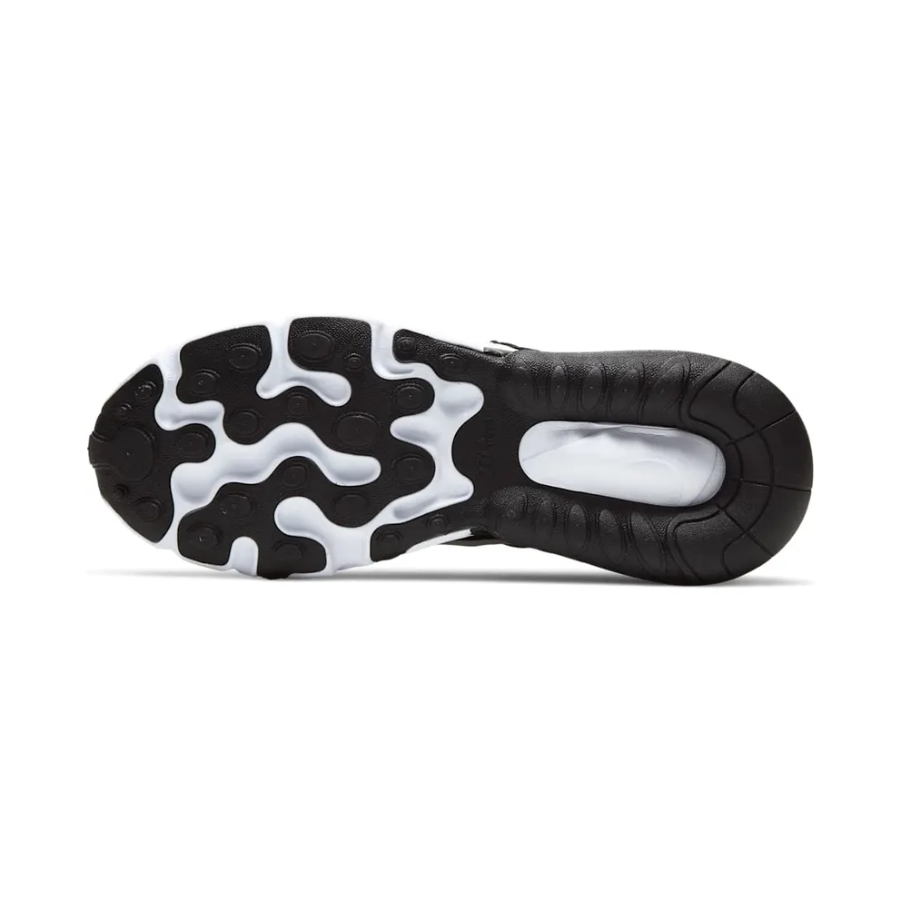 Nike Air Max 270 React Black (GS) Black/Black/White (BQ0103-009)
