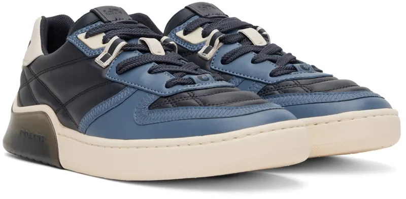 Coach 1941 Navy Quilted Citysole Court Sneaker (CA360 UE2)