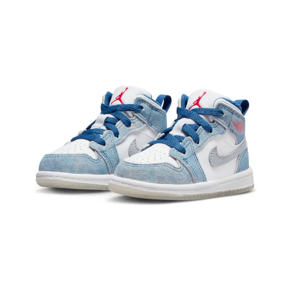 Jordan 1 Mid SE Baby/Toddler Blue (DR6236-401)