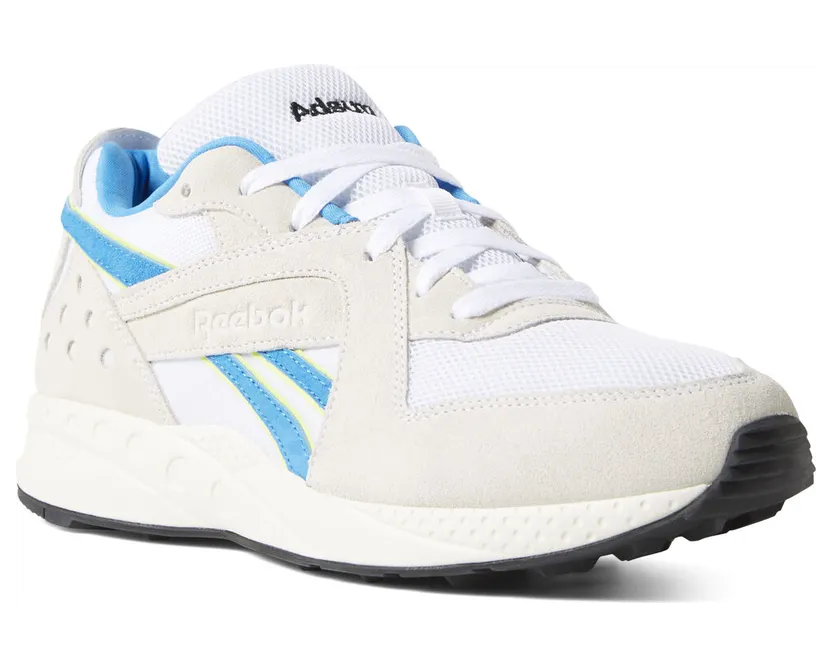 Reebok Pyro Adsum White/Blue-Citron Green (Other Brands Reebok)