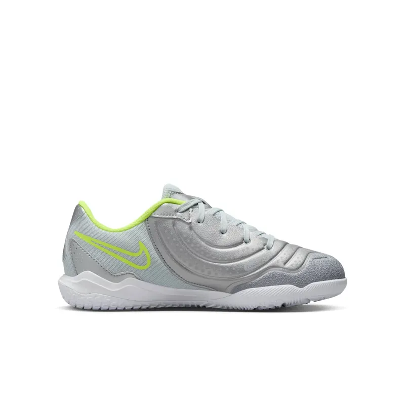 Nike Tiempo Legend 10 Academy IC Metallic Silver Volt Black (DV4350-001)