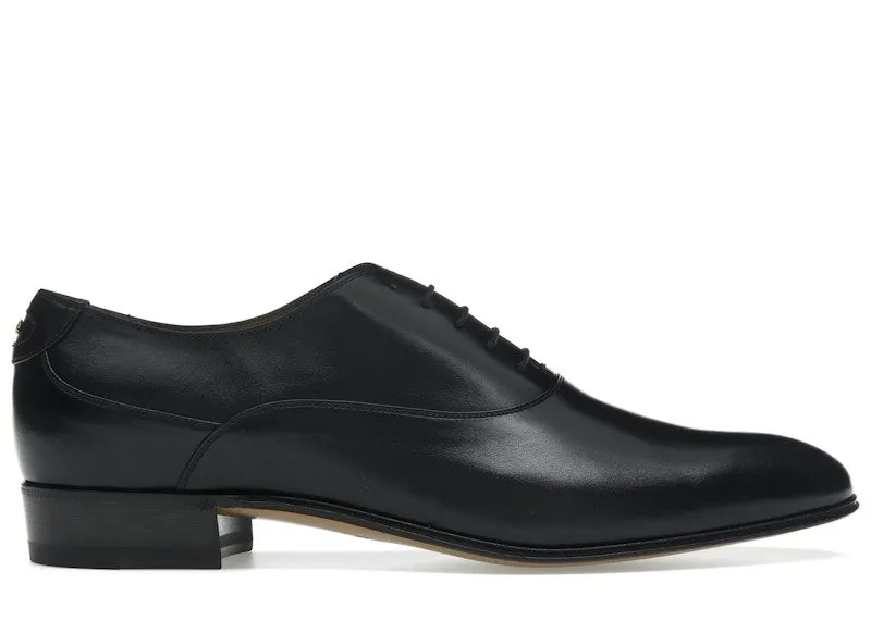Gucci Lace-up Shoe With Double G Black (719741 06F00 1000)