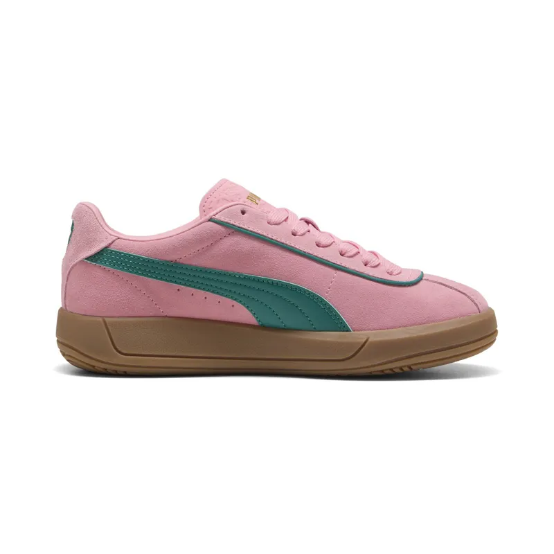 Puma Club Klassika Suede “Pinkscape / Wild Green / Puma Gold” (400718_07)
