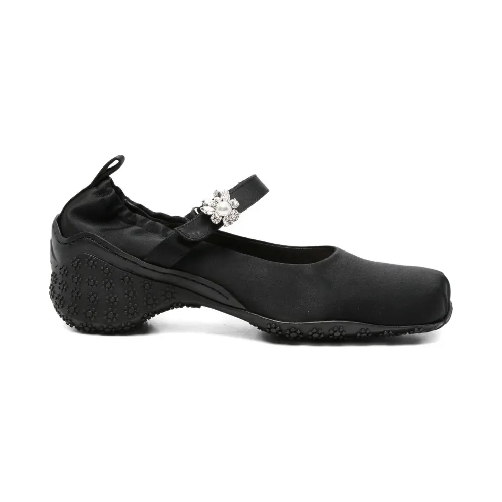 Simone Rocha Ballet mit verziertem Riemen – Black (BBT1B0755)