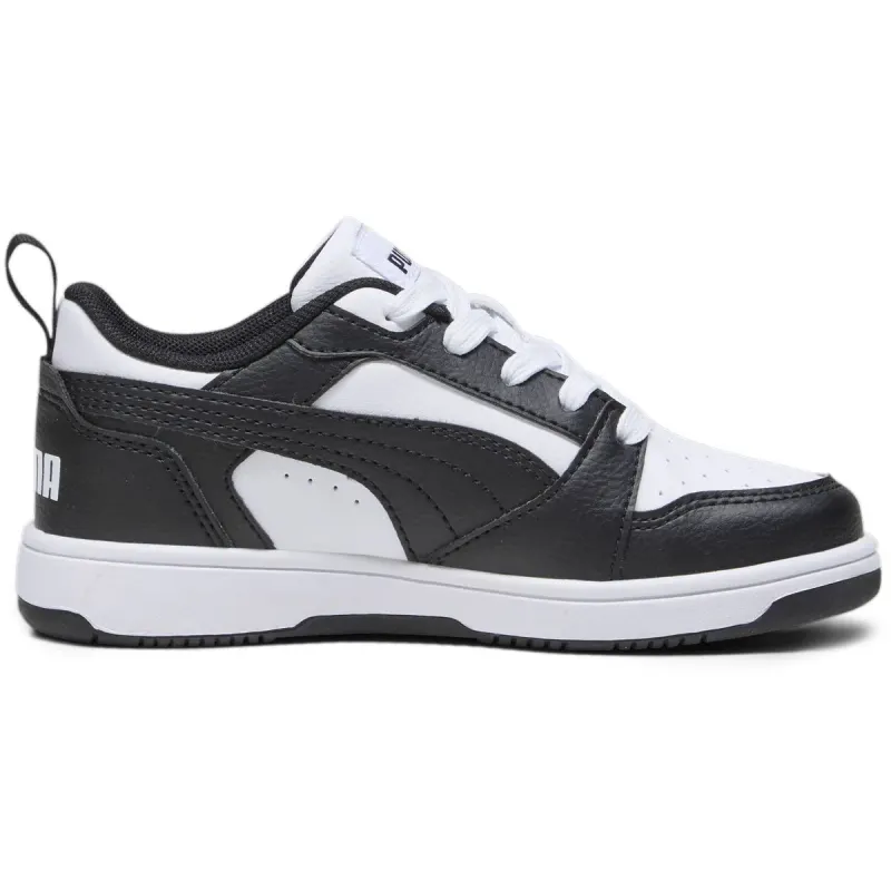 Puma Rebound V6 Lo PS Kids Freizeitschuhe, weiß, Größe 29 (393834001)