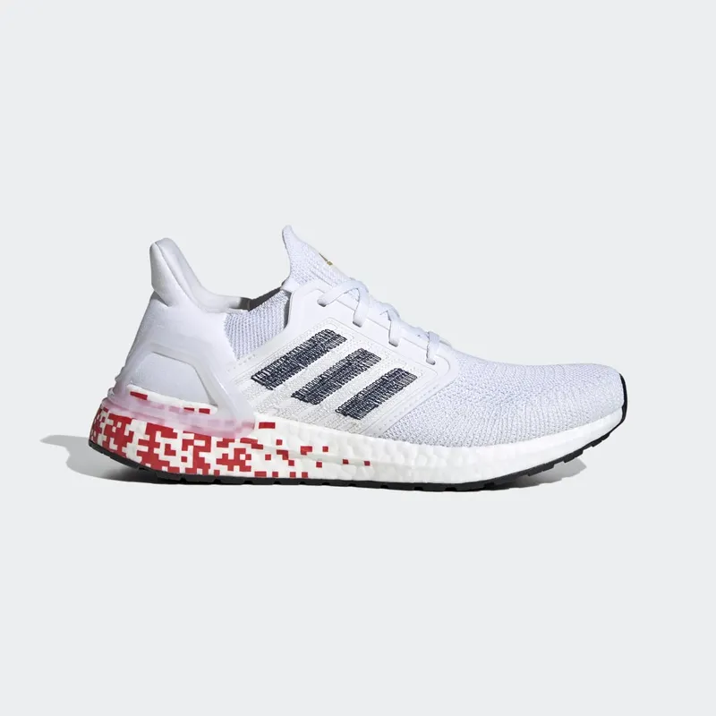 adidas Ultraboost 20 Cloud White / Collegiate Navy / Scarlet (EG0722)