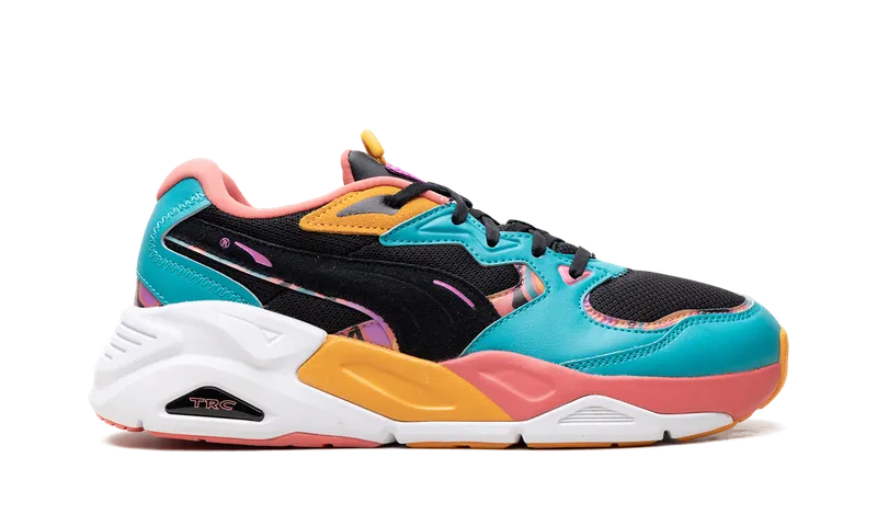 TRC MIRA LAVA “Puma Black / Deep Aqua / Salmon / Multi-Color” (388410-01)