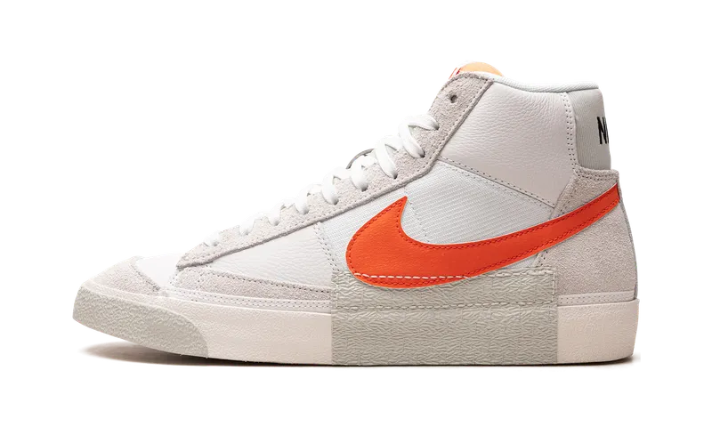 Nike Blazer Mid ’77 Pro Club “Remastered – White Safety Orange” (DQ7673-103)