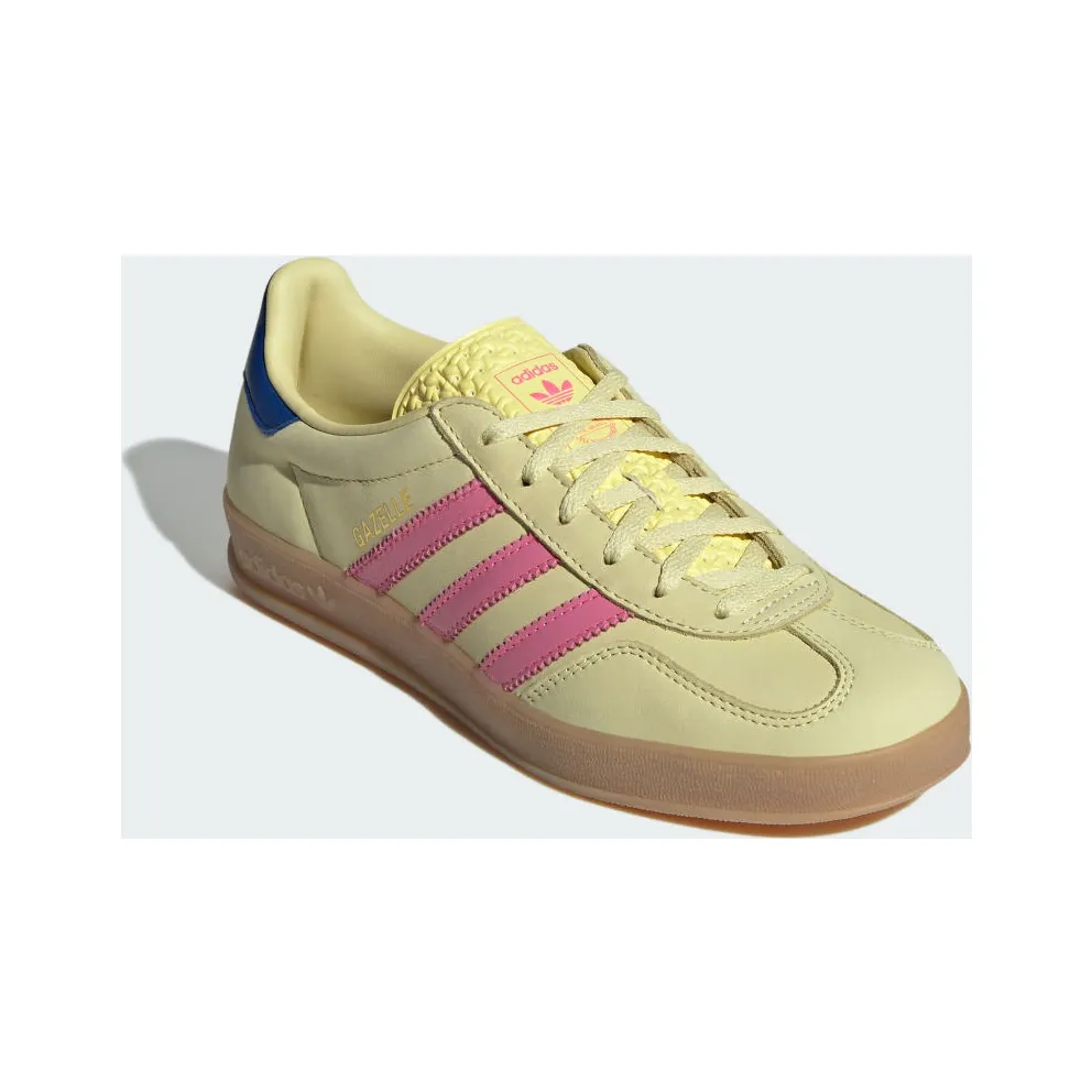 Adidas Gazelle Indoor Powder Yellow / Lucid Pink / Royal Blue (JI2719)