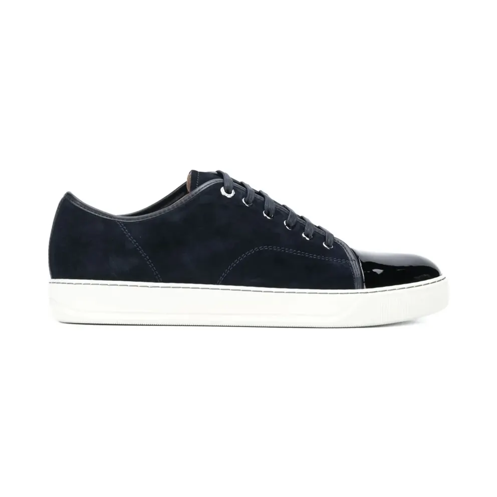 Lanvin DBB1 suède with gelakte neus – Blue (SKDBB1VBALP15)
