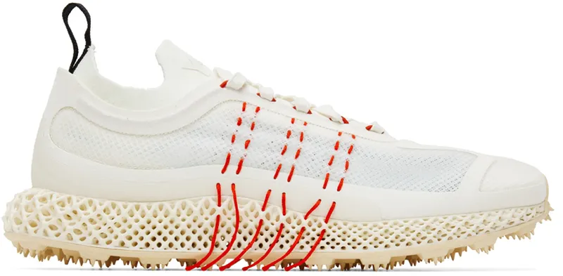 Adidas Y-3 Runner adidas 4D Halo Core White / Red / Bright Cyan (GW4451)