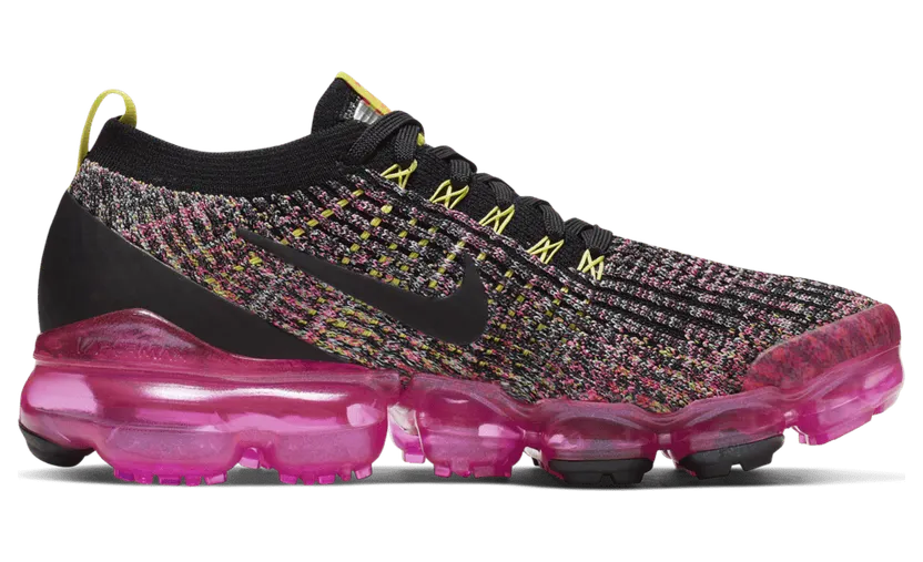 Nike Air VaporMax Flyknit 3 ‘Black Pink Blast’ Black/Pink Blast/Hyper Turquoise/Black (AJ6910-006)