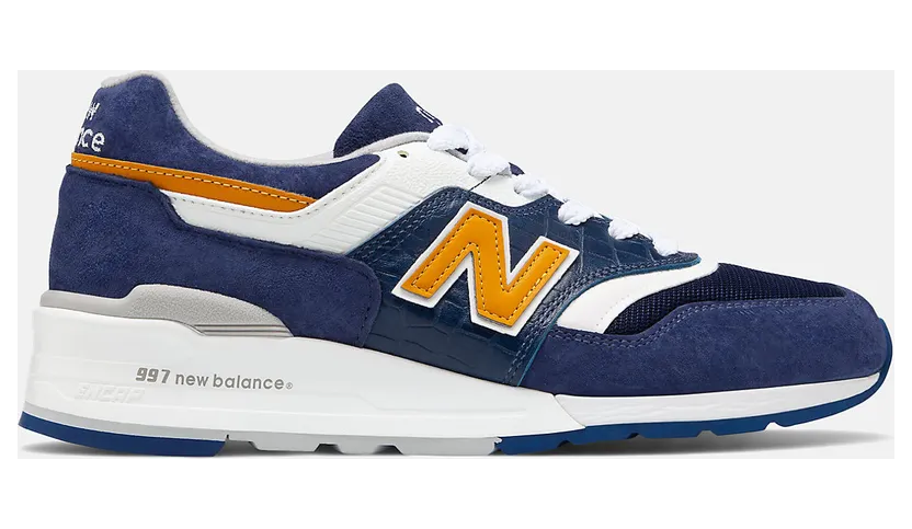New Balance 997 MiUSA Navy Mustard (M997PAN)