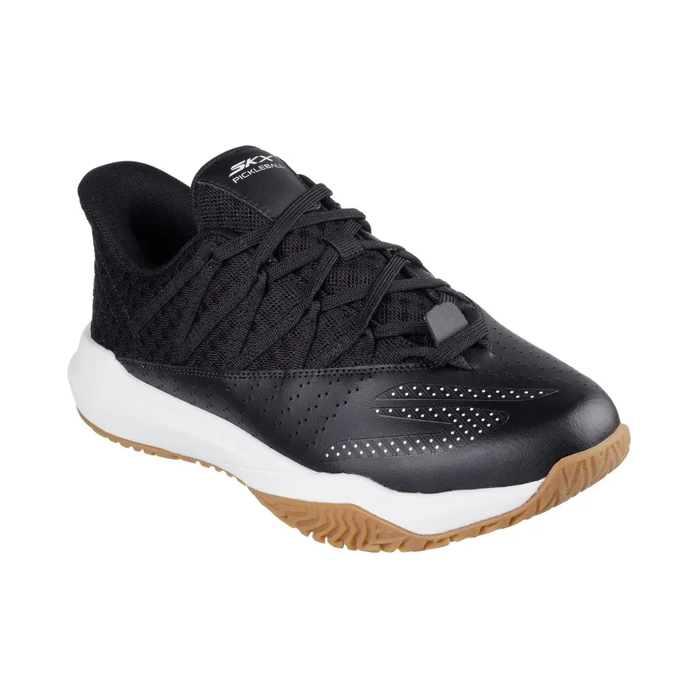 Skechers Relaxed Fit: Viper Court Rally Sneaker Black/White