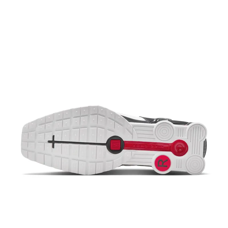 Nike Shox MR4 Mule “Martine Rose Metallic Platinum Varsity Red” (IM5420-100)