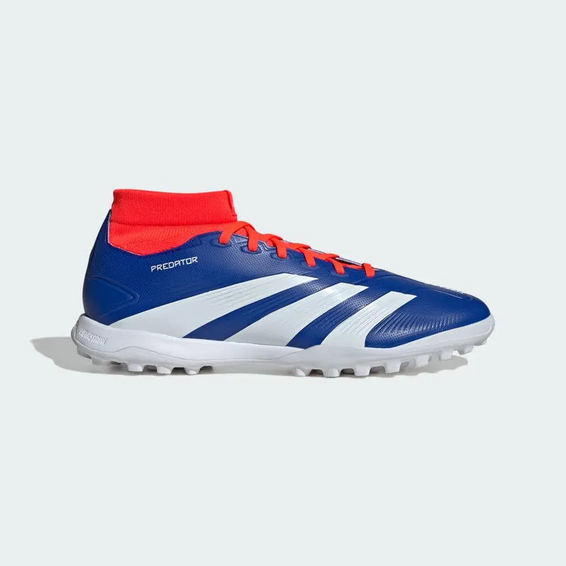 adidas Predator League Mid Turf Lucid Blue Cloud White Solar Red (IF6387)