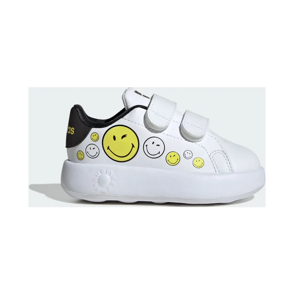 Adidas adidas Smiley Advantage Kinderschuhe Cloud White / Bright Yellow / Core Black (IH6257)