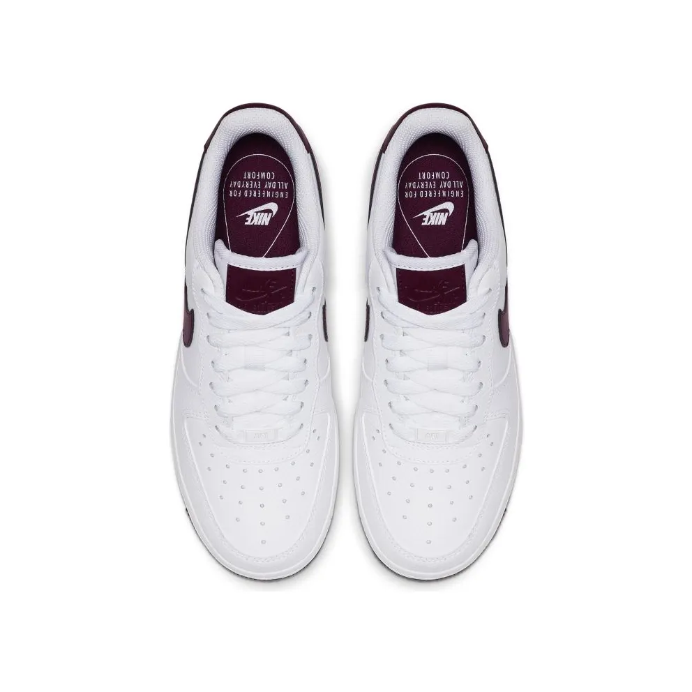 Nike Air Force 1 Low Patent White Bordeaux (W) White/Bordeaux (AH0287-105)