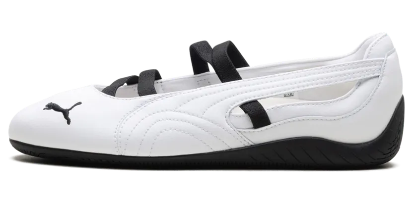Puma Speedcat Ballet Leather “White Black” (403587-01)