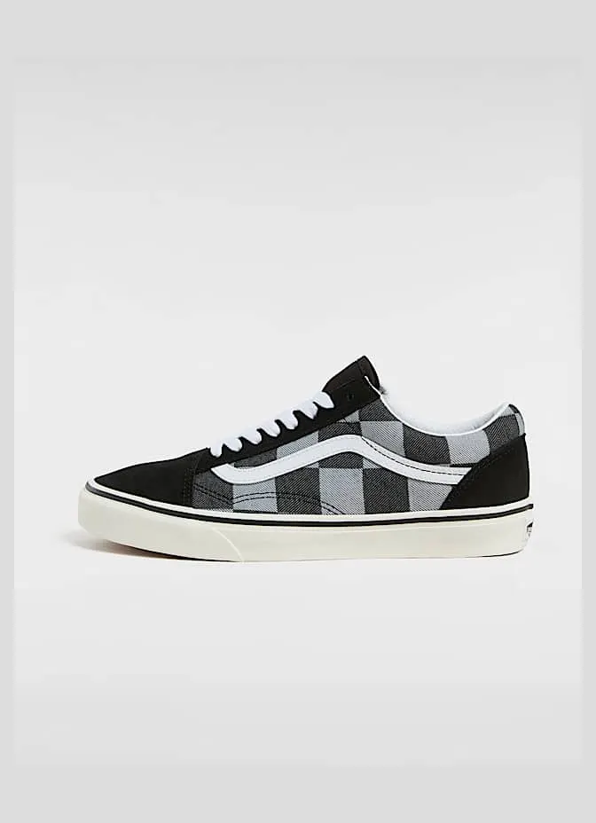 Vans Old Skool Black Oversize Checkerboard (VN000D5NBMA)
