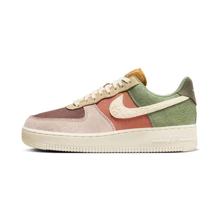 Nike Air Force 1 ’07 LX “Oil Green / Terra Blush / Sesame / Pale Ivory” (FZ3782-386)