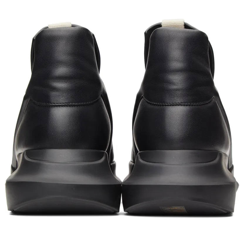 Rick Owens Black Geth Runner Sneakers (RU02A5814 LPO) (4)