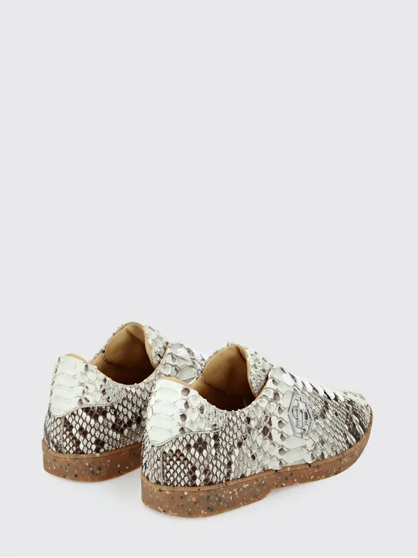Philipp plein Python Leather Sneakers Beige (SAESMSC3999PLE029P06) (2)