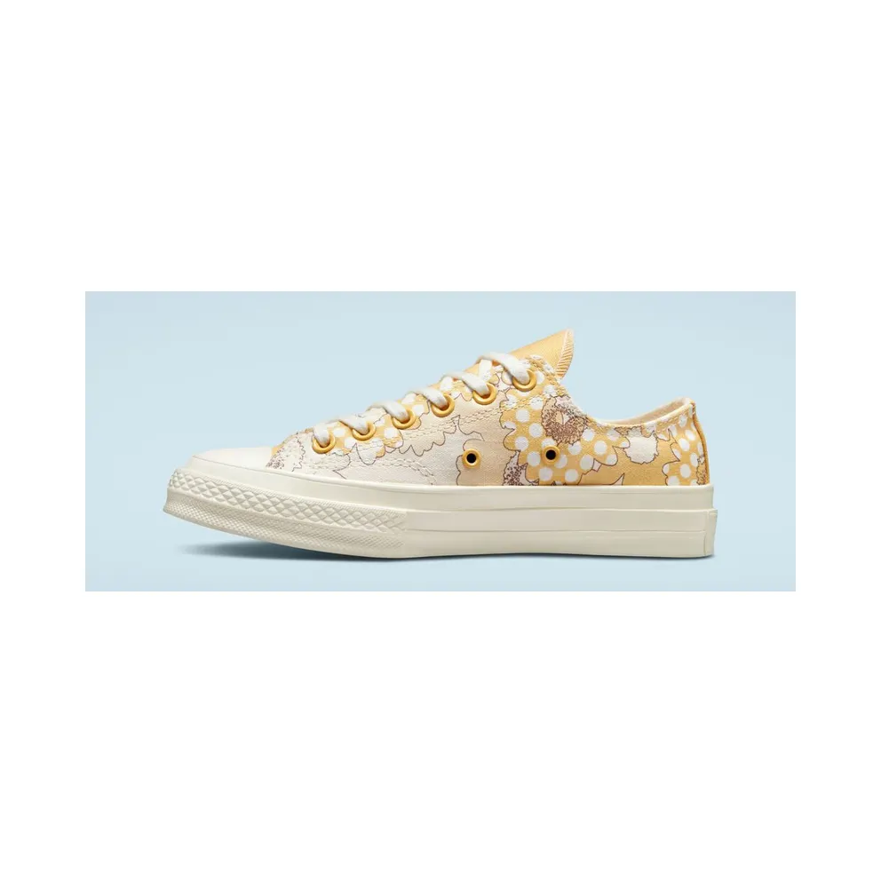 Converse Chuck 70 Crafted Florals Cyber Mango/Egret/Schwarz (A00538C)