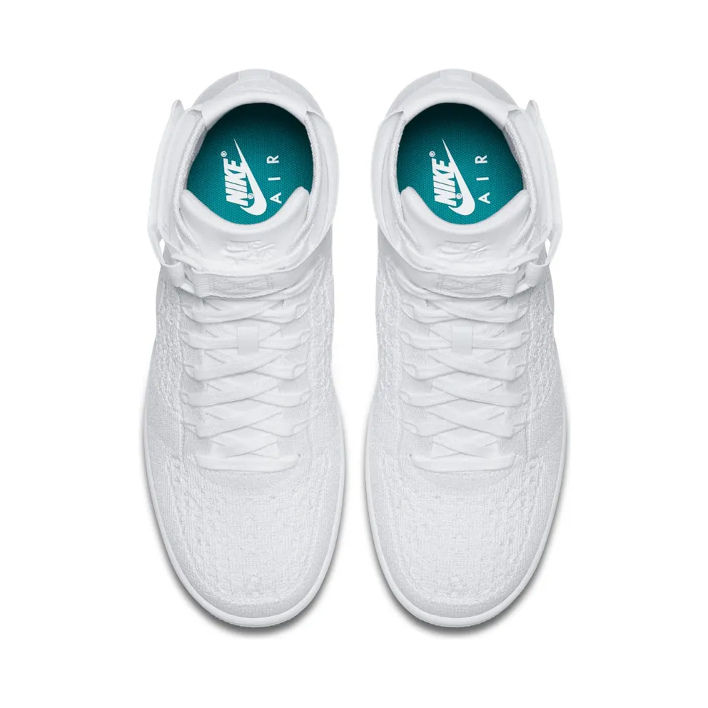 Nike Af1 Ultra Flyknit Mid White/White White/White (817420-102)