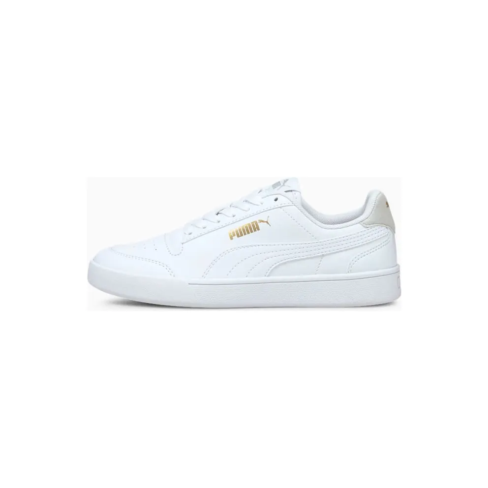 PUMA Shuffle Youth White/Gray Violet/Gold (375688-01)