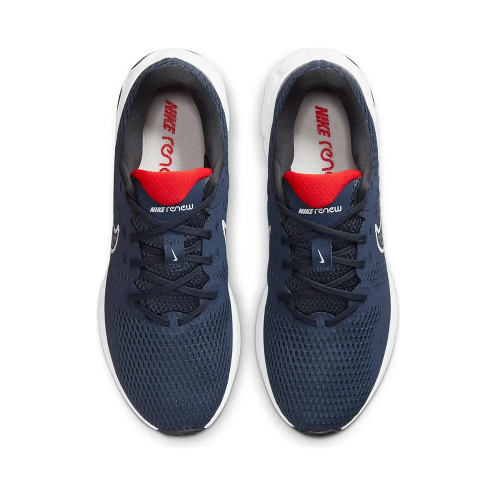 Nike Renew Ride 2 “Thunder Blue / Off-Noir / Chile Red / Pure Platinum” (CU3507-405)