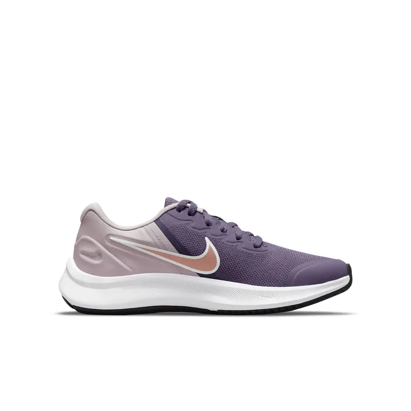 Nike Star Runner 3 Older Kids’ Road Running Purple 50% Sustainable Materials (DA2776-501)