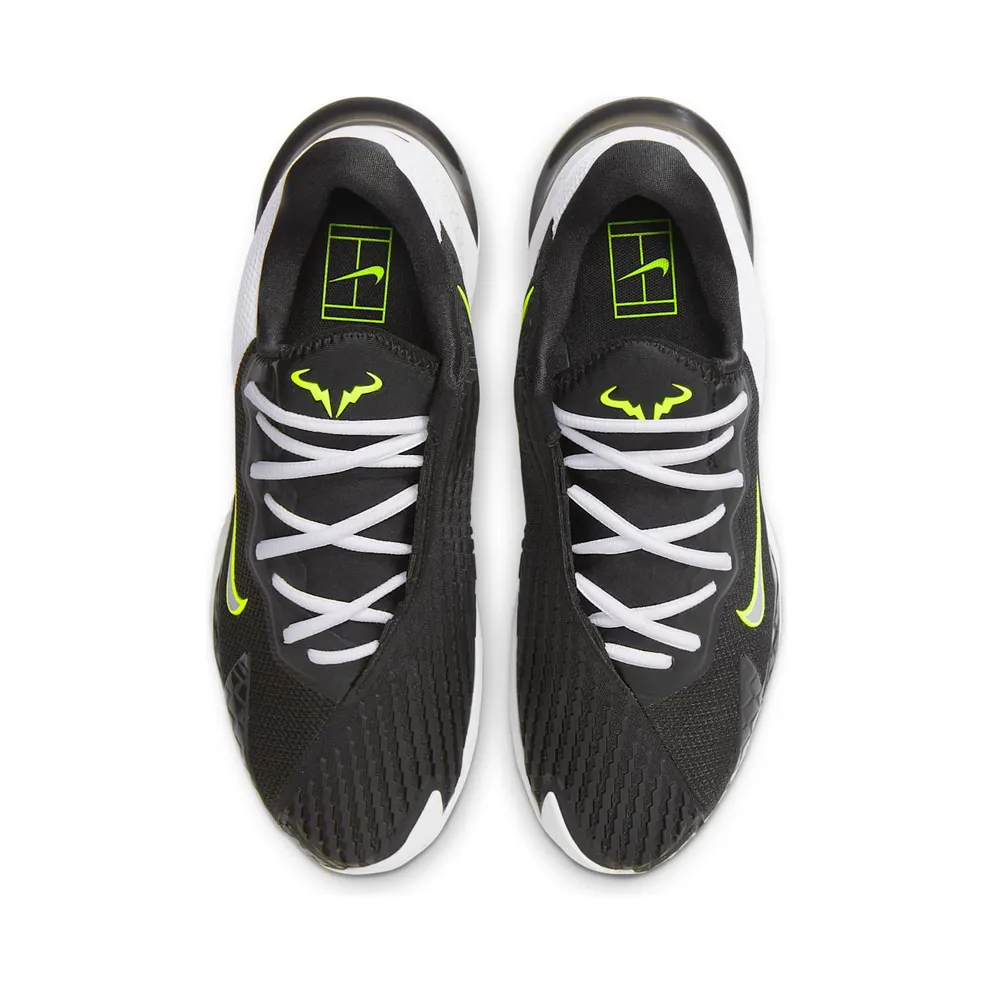 Nike Court Vapor Cage 4 HC Rafa Black White Volt Metallic Silver (HQ1653-001)