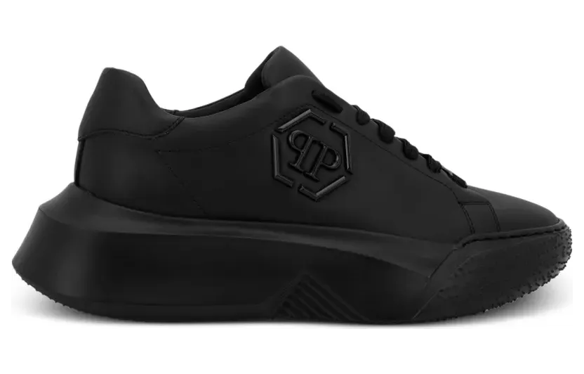 Philipp Plein Godzilla hardloopschoenen met zeshoekig logoplakkaat – Wit (LAESUSC1046PLE010N)