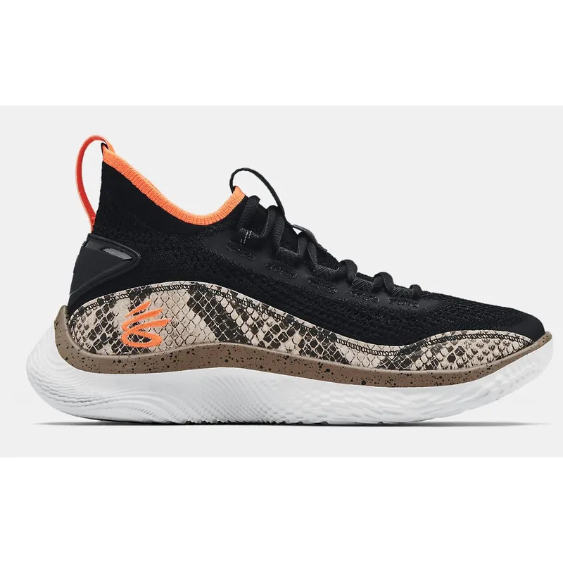 Under Armour Basketball Shoes Grade School Curry Flow 8 Black (3024430-005)
